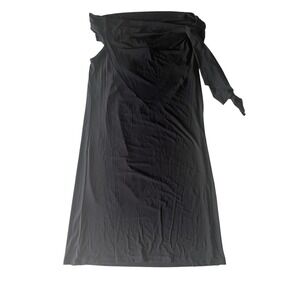 NWT Serena Williams Women's Size L Little Black Dress Tie Off The Shoulder Knee